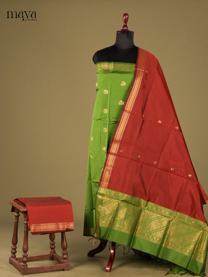 semi softsilk salwar - MEG18017