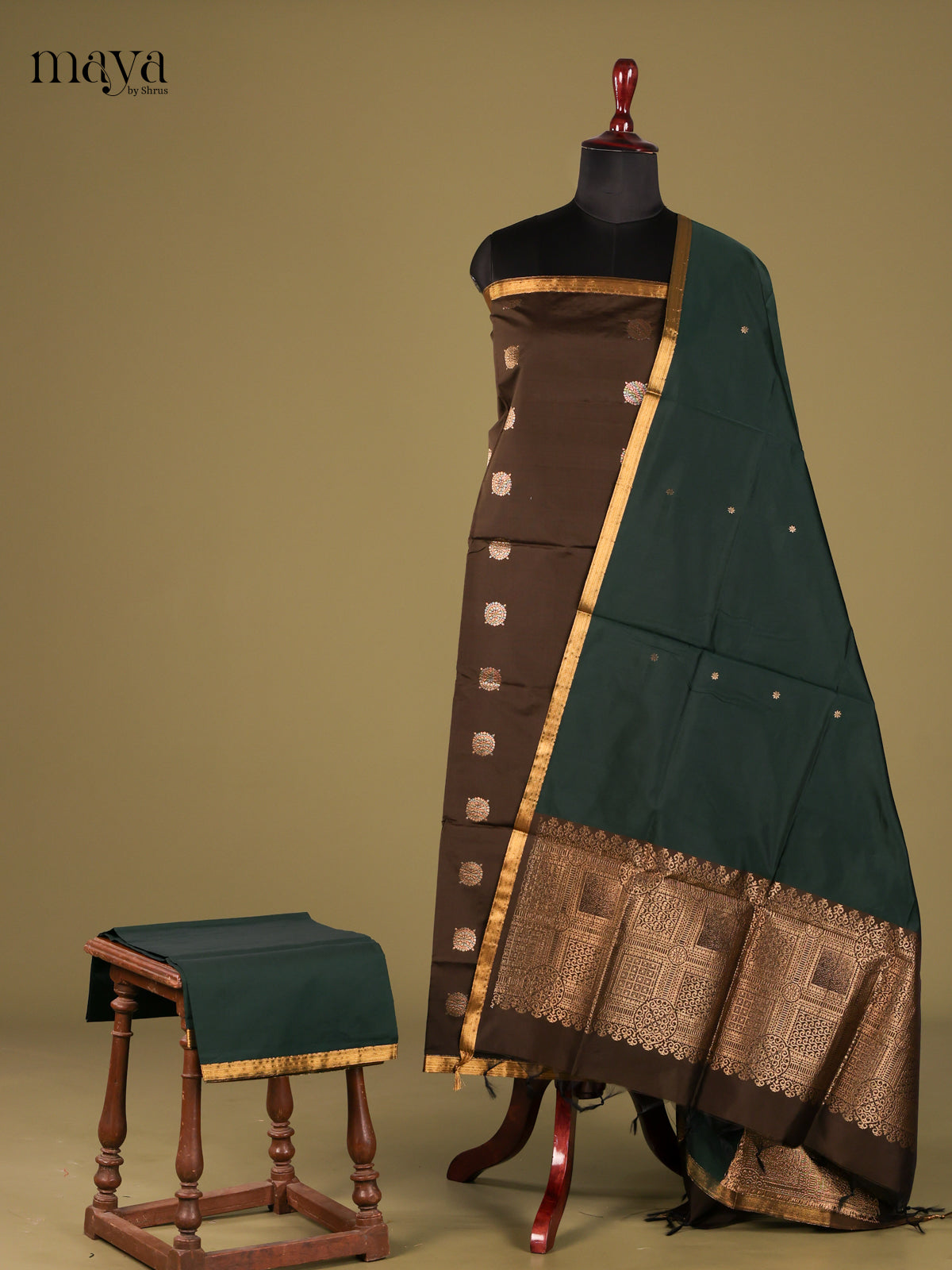 semi softsilk salwar - MEG18019