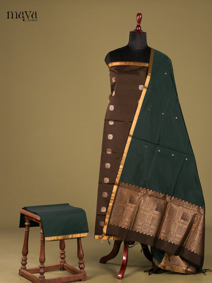 semi softsilk salwar - MEG18019
