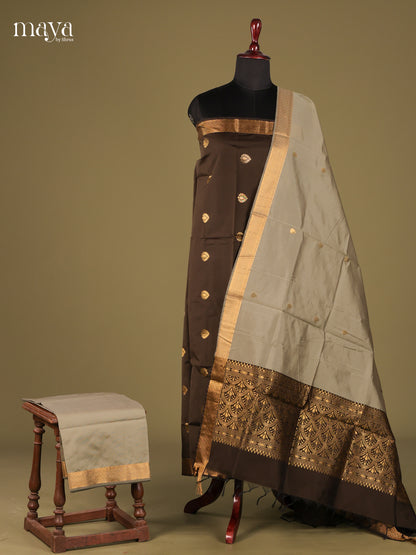 semi softsilk salwar - MEG18022
