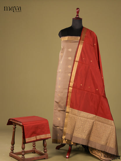 semi softsilk salwar - MEG18026