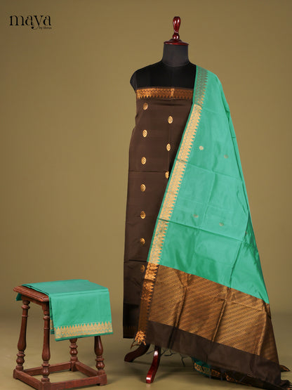 semi softsilk salwar - MEG18028