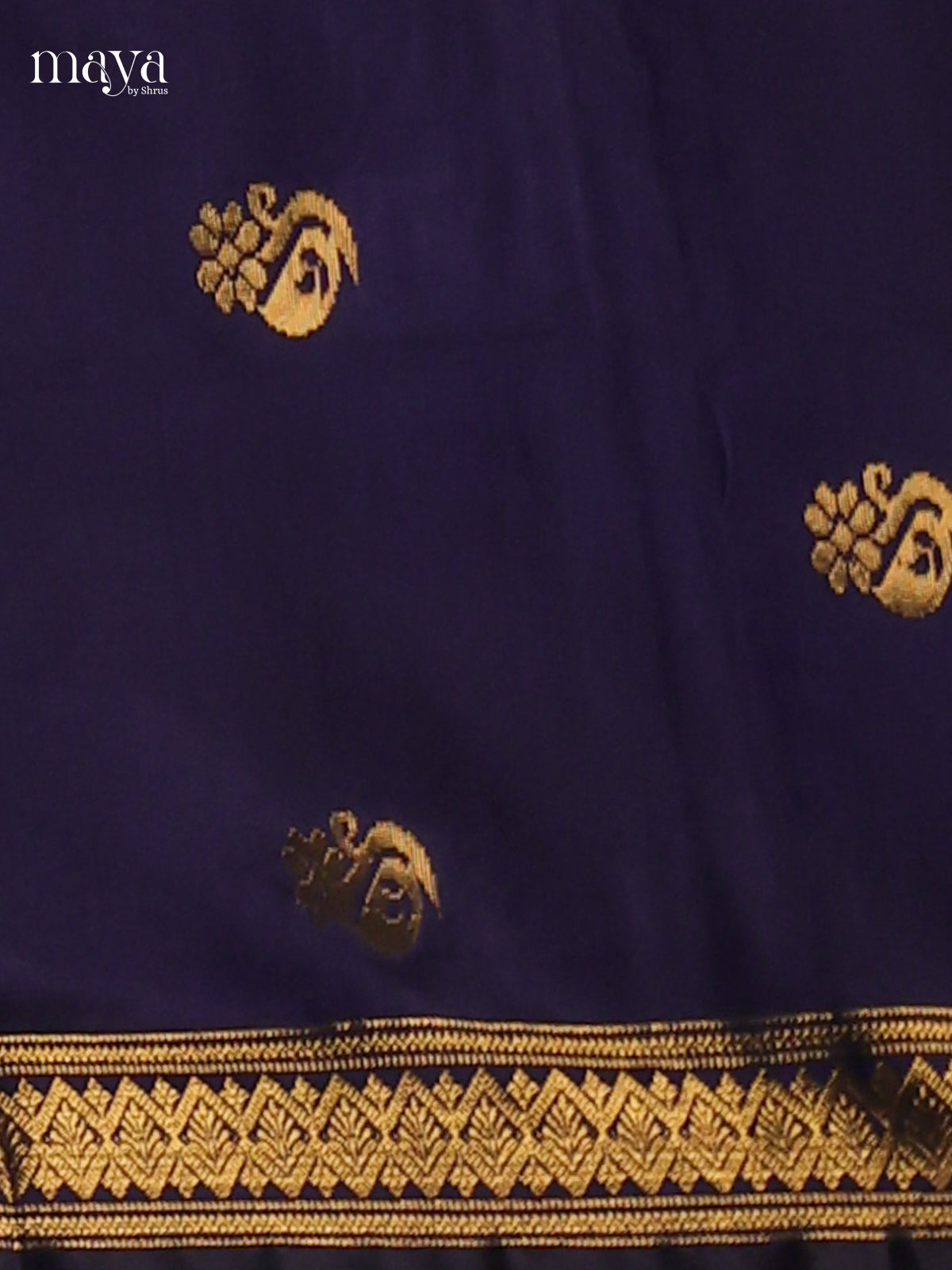 Vibrant Blue semi softsilk salwar with Orange Dupatta