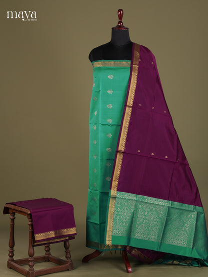 semi softsilk salwar - MEG18042