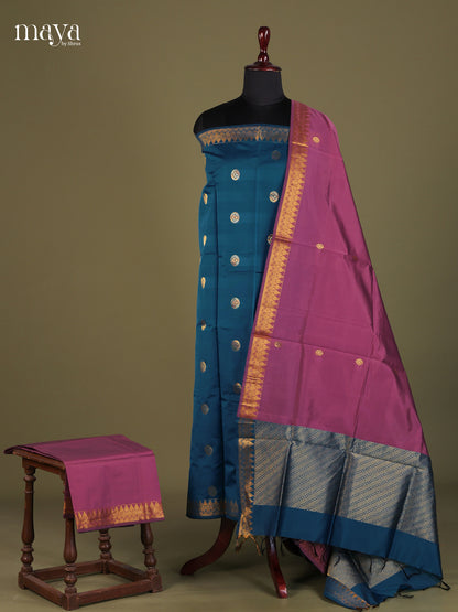 semi softsilk salwar - MEG18049