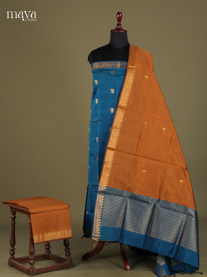 semi softsilk salwar - MEG18050