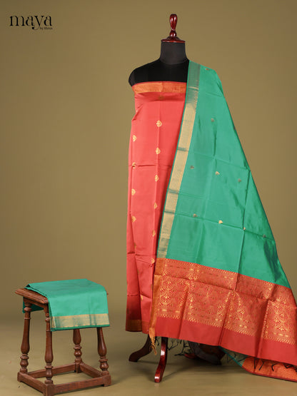 semi softsilk salwar - MEG18057