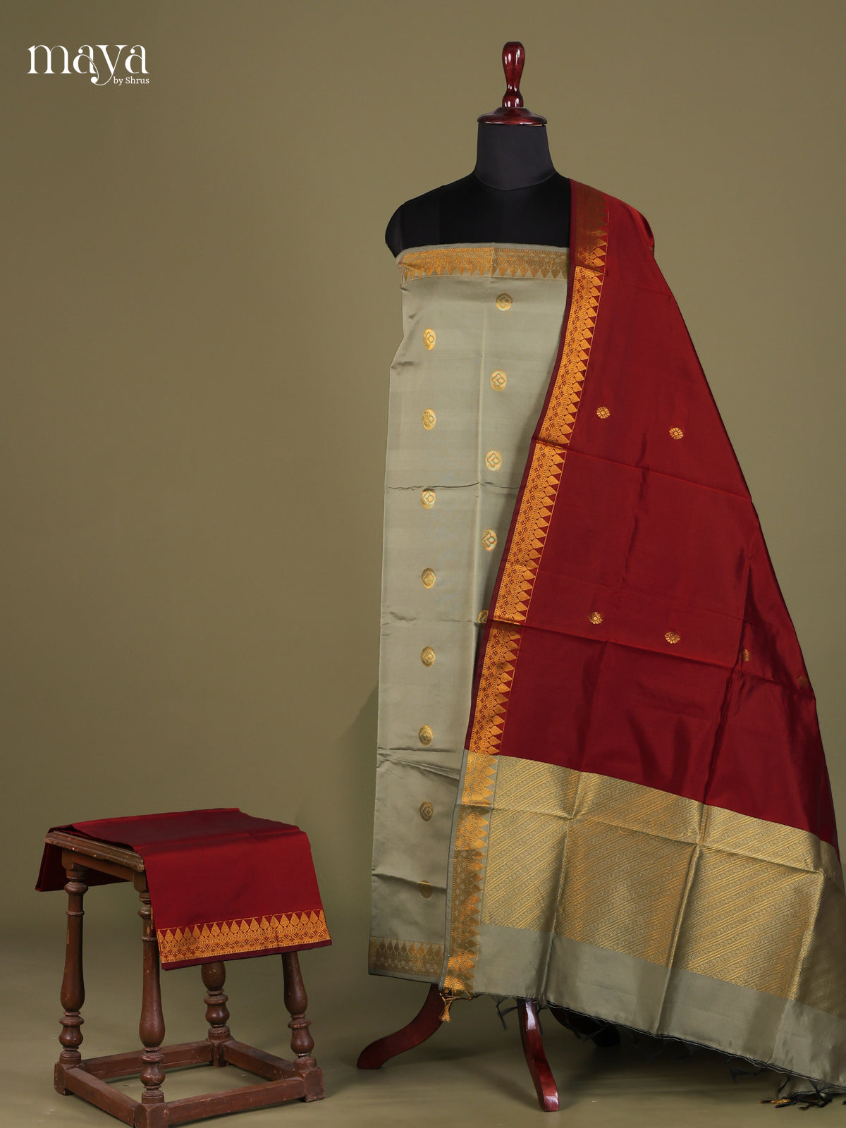 semi softsilk salwar - MEG18062