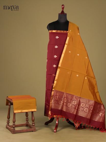 semi softsilk salwar - MEG18063