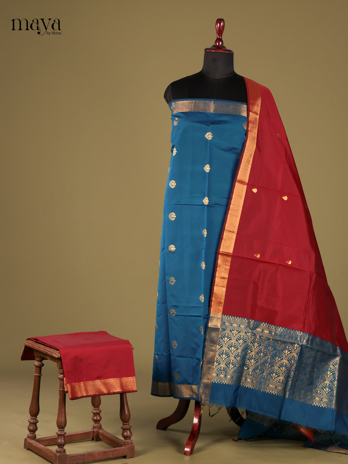 semi softsilk salwar - MEG18064