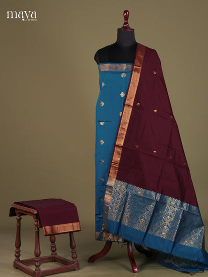 semi softsilk salwar - MEG18065