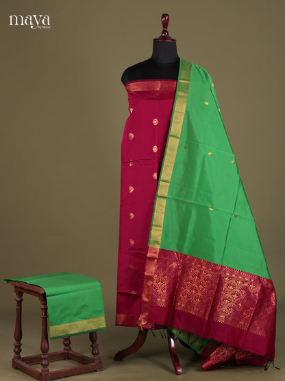 semi softsilk salwar - MEG18068
