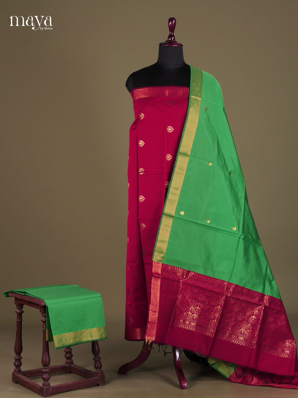 semi softsilk salwar - MEG18075