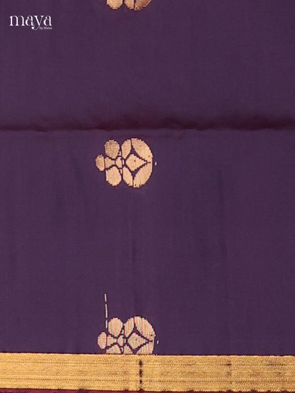 Vibrant Blue semi softsilk salwar Unstitch with Orange Dupatta
