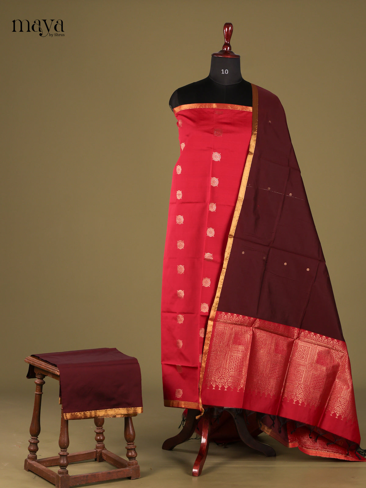 semi softsilk salwar - MEG18086