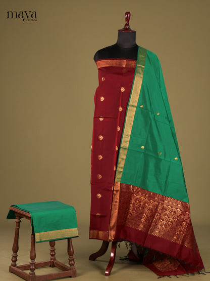 semi softsilk salwar - MEG18088