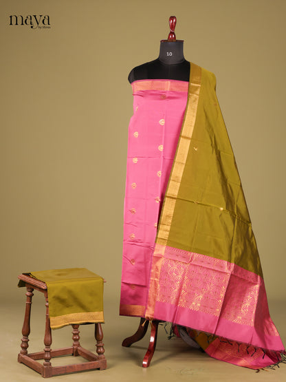 semi softsilk salwar - MEG18089