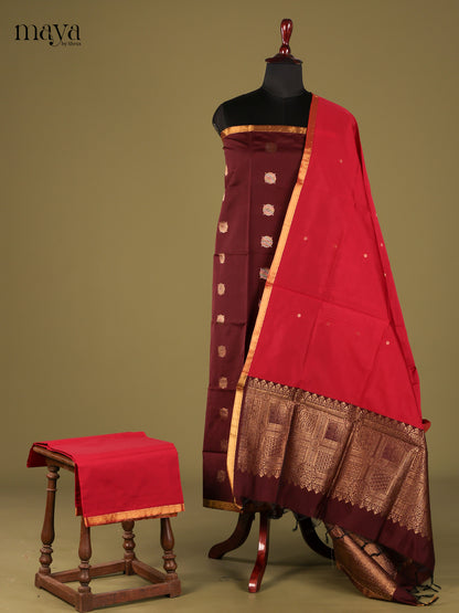 semi softsilk salwar - MEG18100