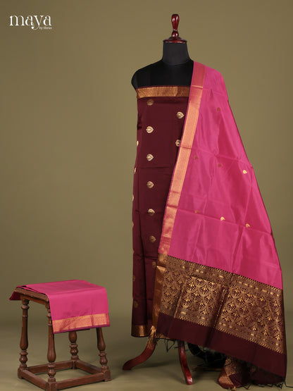 semi softsilk salwar - MEG18102