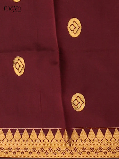 Beautiful Brown semi softsilk salwar unstitch with mustardy green dupatta
