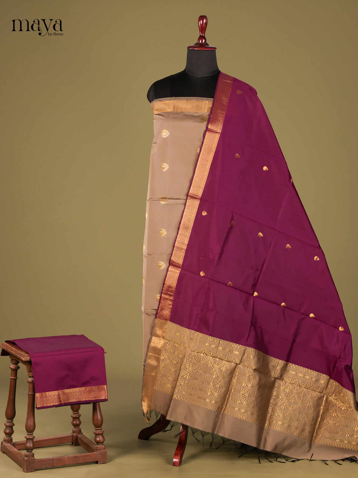 semi softsilk salwar - MEG18115