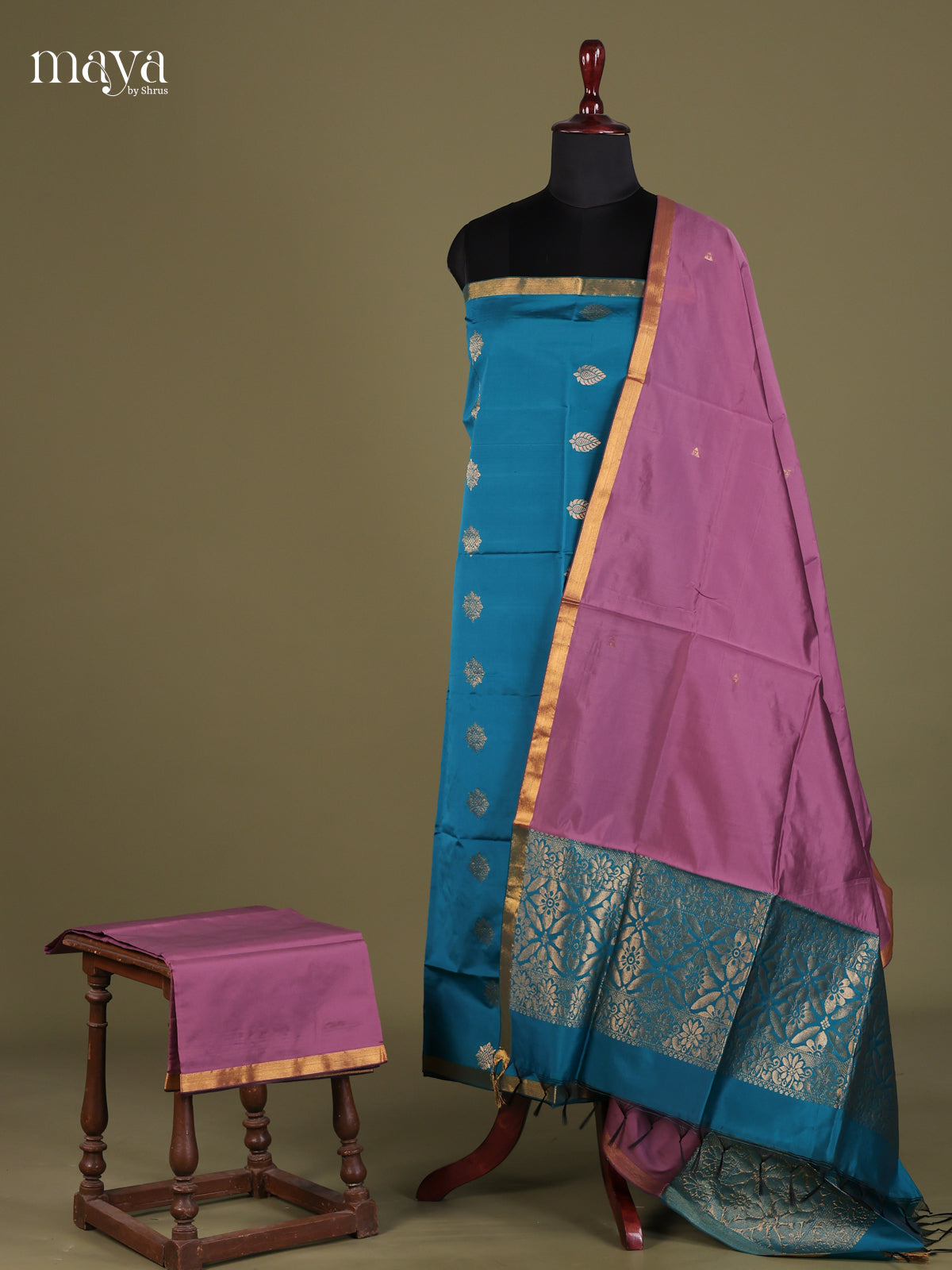 semi softsilk salwar - MEG18116