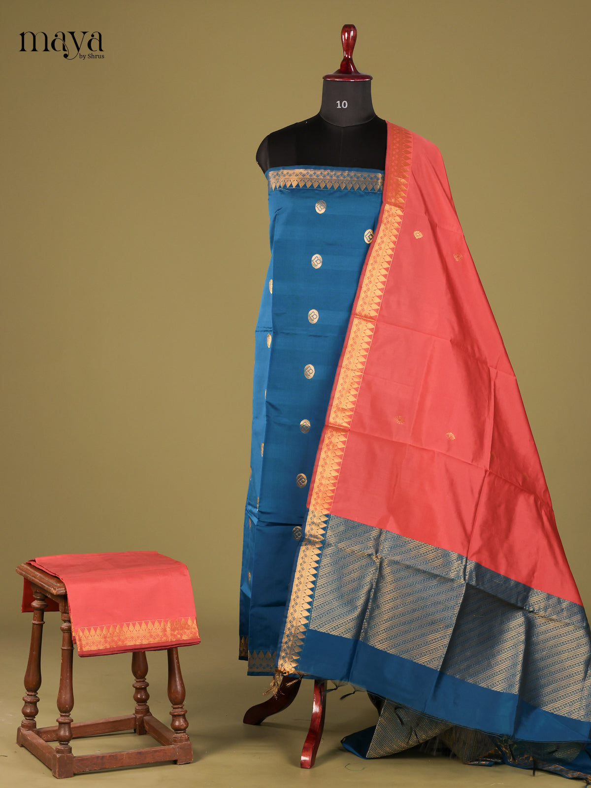 semi softsilk salwar - MEG18121