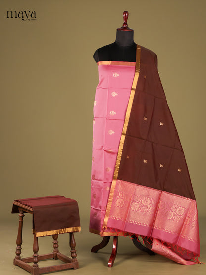 semi softsilk salwar - MEG18122
