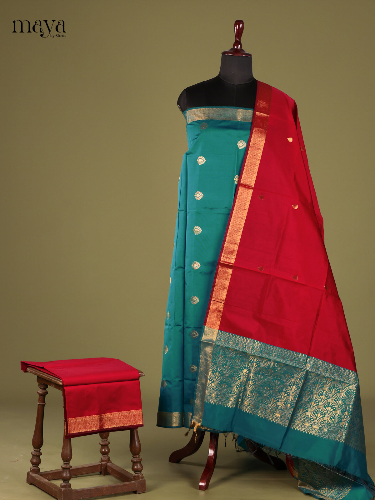 semi softsilk salwar - MEG18123