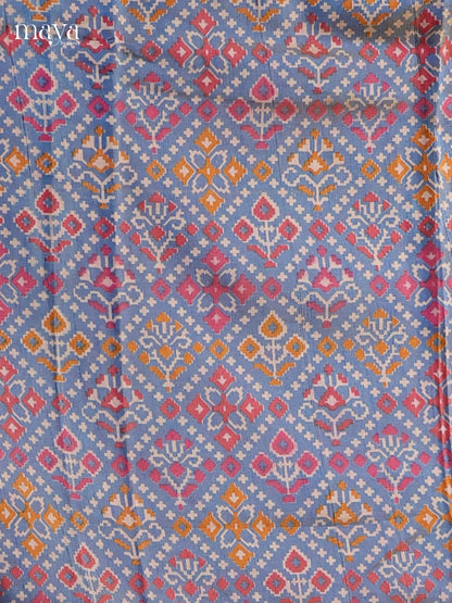 Blue Semi patola salwar Unstitched