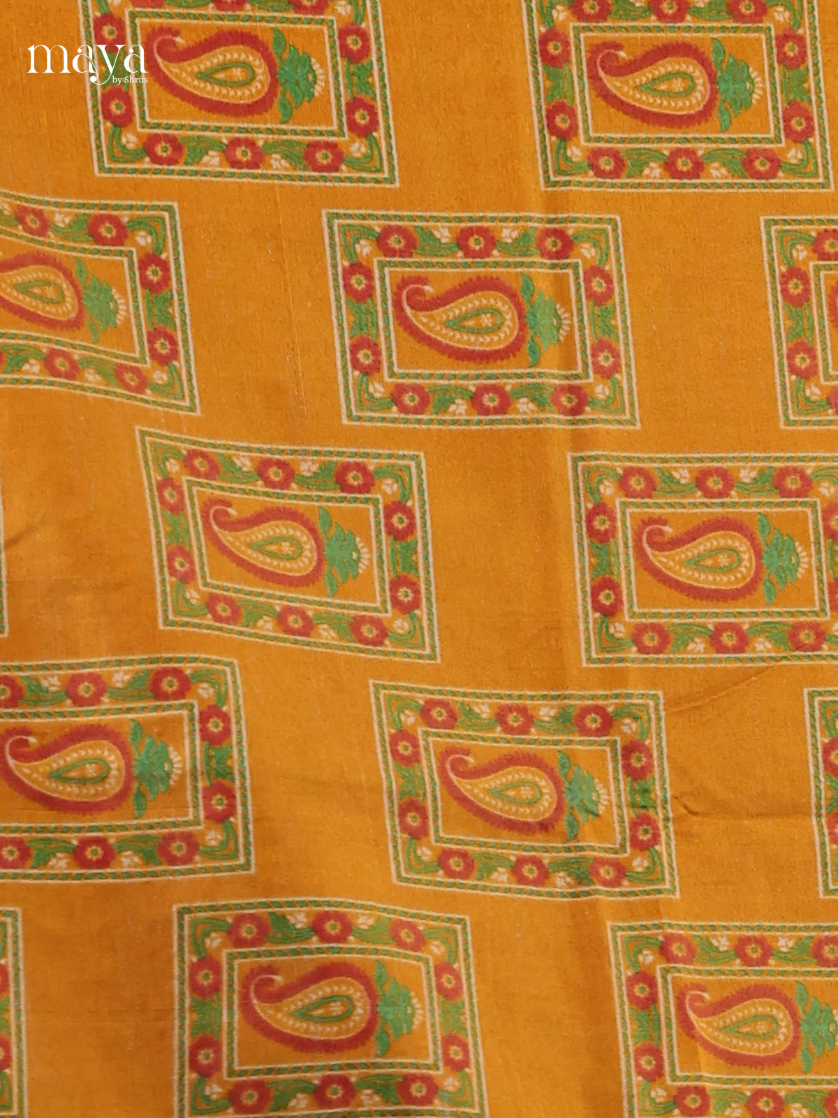 Mustard & Brick - Semi patola salwar Unstitched