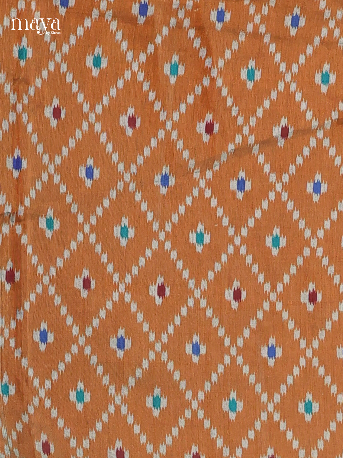 Dark Mustard & Maroon - Semi patola salwar Unstitched