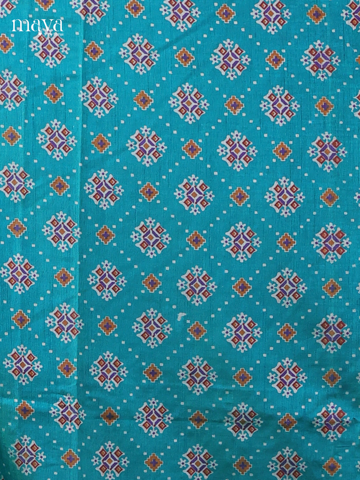 Blue & Purple - Semi patola salwar Unstitched