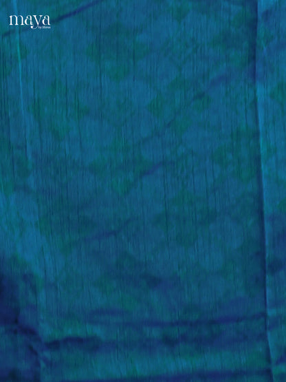 Blue & Purple- semi patola salwar Unstitched