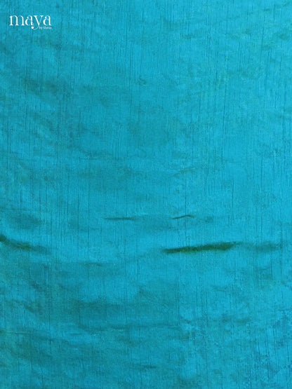Green & Purple - Semi patola salwar Unstitched