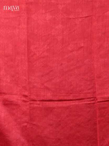 Red & Blue- Semi patola salwar Unstitched