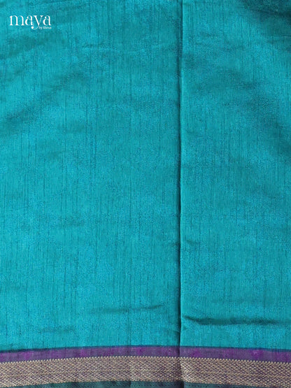 Blue & Purple - Semi patola salwar Unstitched