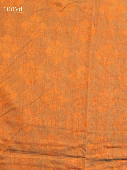 Mustard & Maroon - Semi patola salwar Unstitched