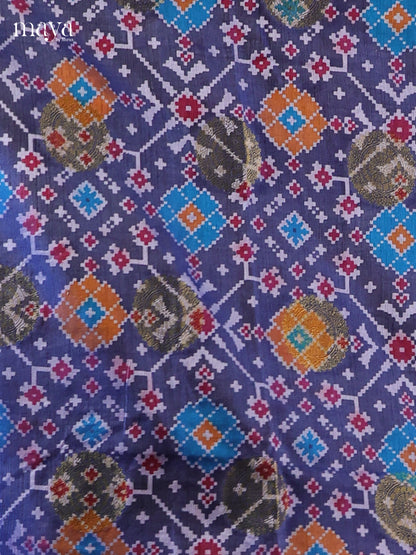 Blue- Semi patola salwar Unstitched