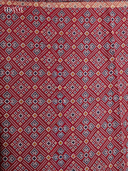 Maroon & Blue-  Art Modal Salwar Unstitch