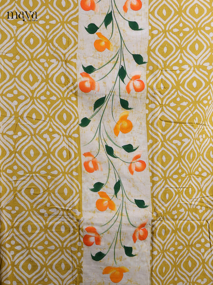 Mustard & White - Bhatik salwar
