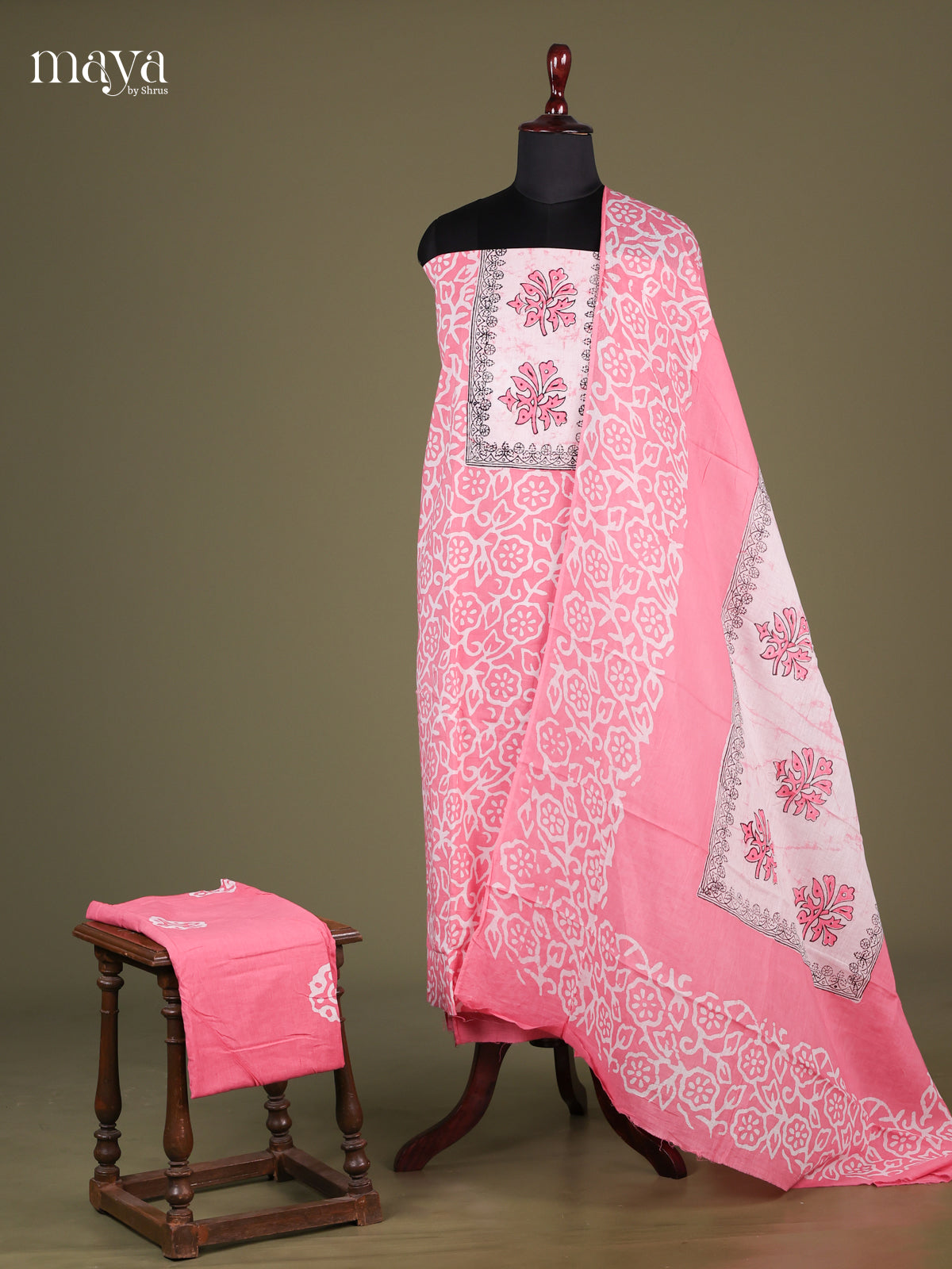 Pink & White - Bhatik salwar