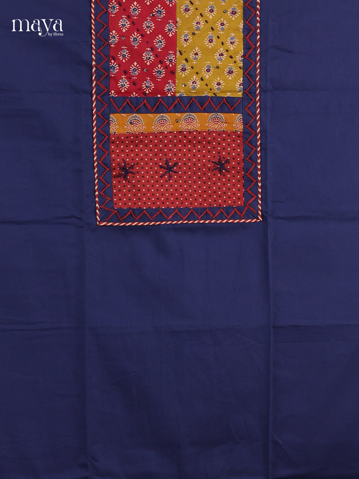 Blue & Red - Ajrakh Salwar