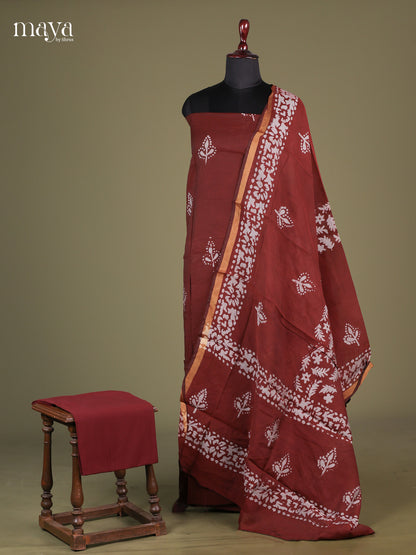 Maroon - Bhatik salwar