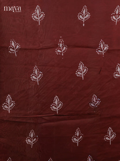 Maroon - Bhatik salwar