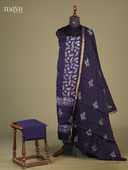 Blue- Bhatik salwar