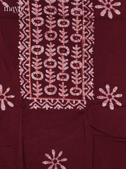 Maroon - Bhatik salwar
