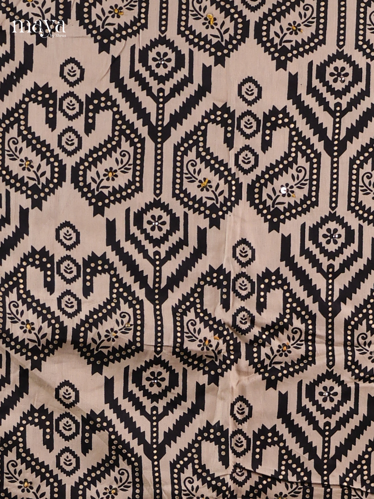 Grey & Black - Cotton salwar unstitched