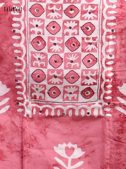 Pinkish red - Bhatik salwar