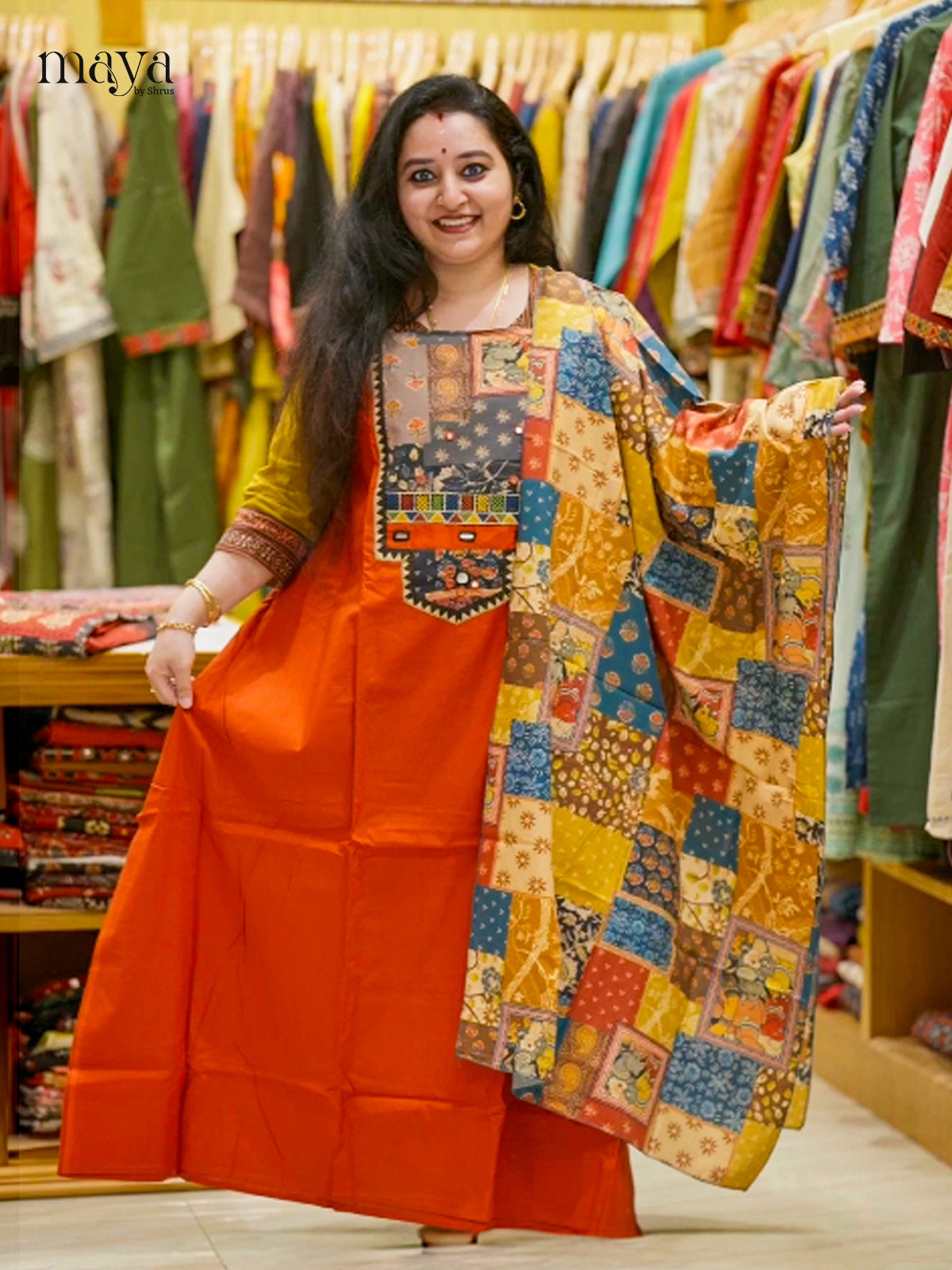 Ajrakh Salwar - MEH26079